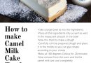 چگونه تارت کیک شیر شتر درست کنیم؟
